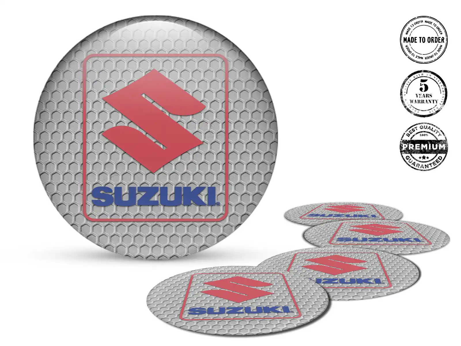 Suzuki Wheel Stickers Metallic Radiant Thrust Prism